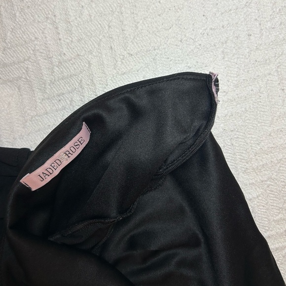 Jaded Rose exclusive one shoulder corset jumpsuit in black size 16. A-5 - Picture 9 of 10